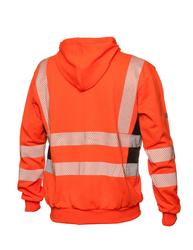 Huomiov&auml;rinen college hupparitakki oranssi/musta