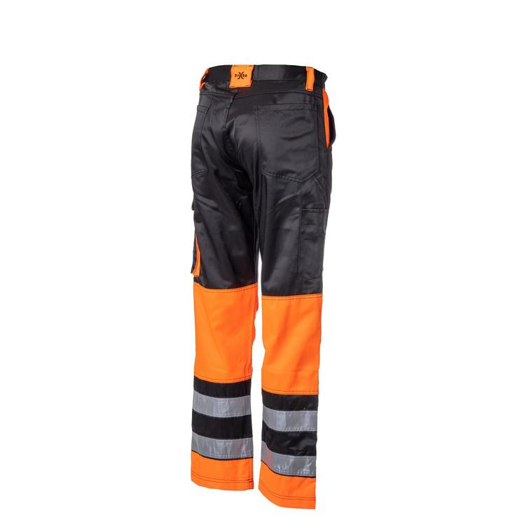 Huomiov&auml;riset vy&ouml;t&auml;r&ouml;housut oranssi/musta