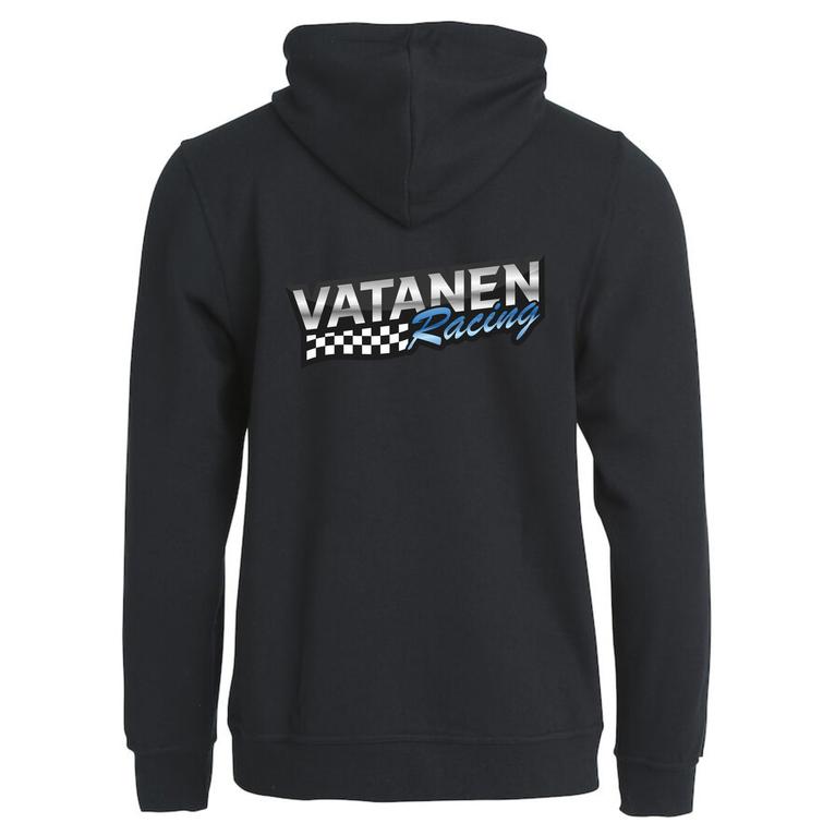 Umpihuppari Vatanen racing logolla