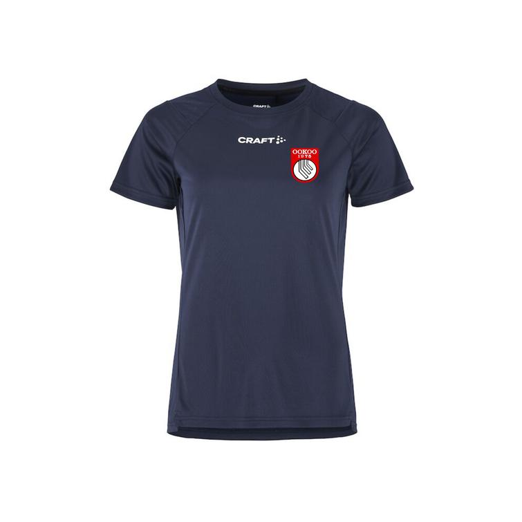 Naisten tekninen t-paita ookoo logolla