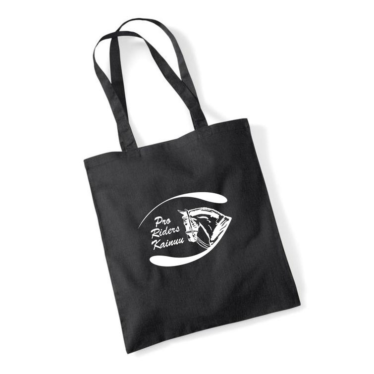 Puuvillakassi Pro Riders logolla