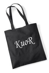 Puuvillakassi KuoR logolla