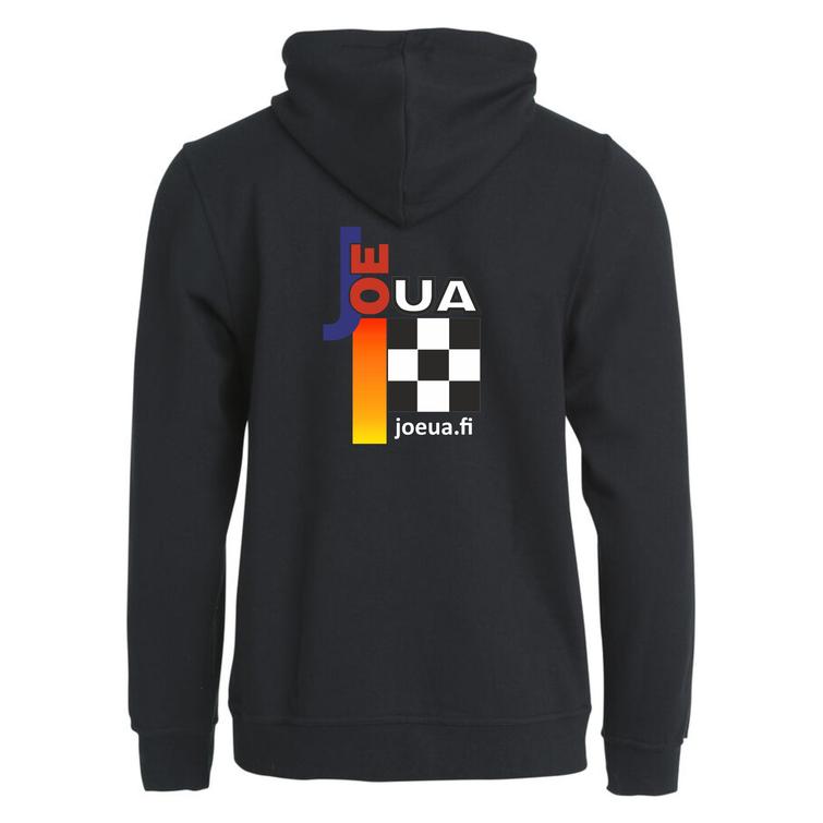 Miesten vetoketjuhuppari JoeUa logolla