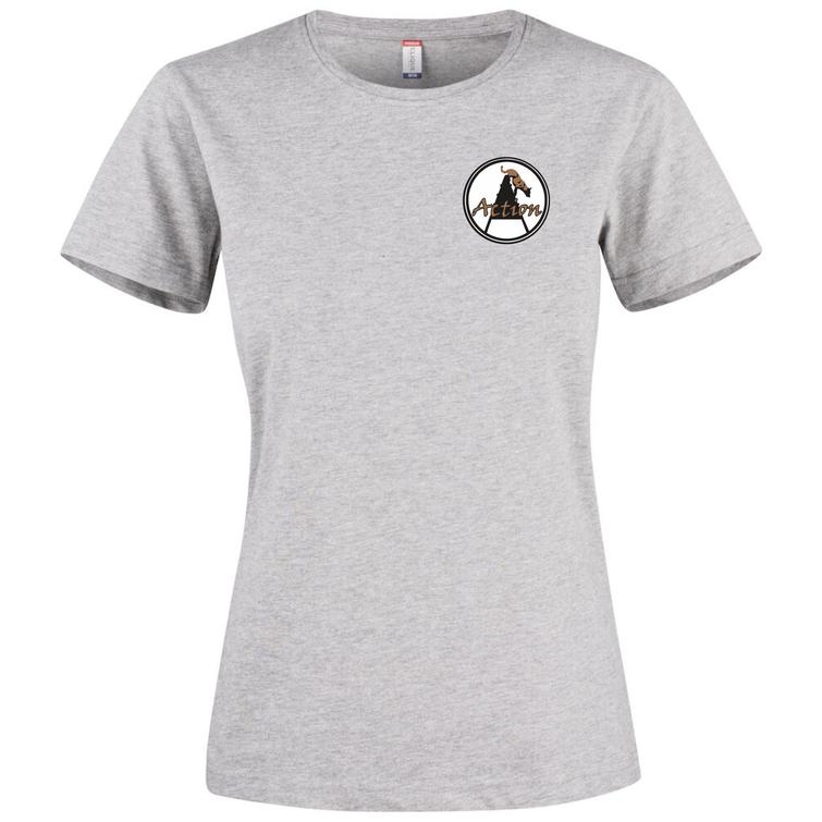 Naisten t-paita Action logolla