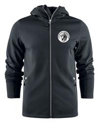 Miesten tekninen vetoketjuhuppari Joensuun ratsastajat logolla