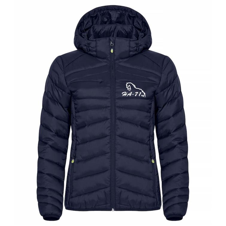 Naisten kevyt toppatakki HA-71 logolla