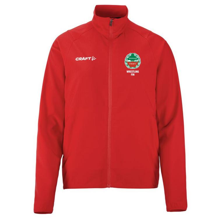 Naisten treenitakki Voikkaan Viesti logolla