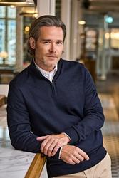 Half zip neule M