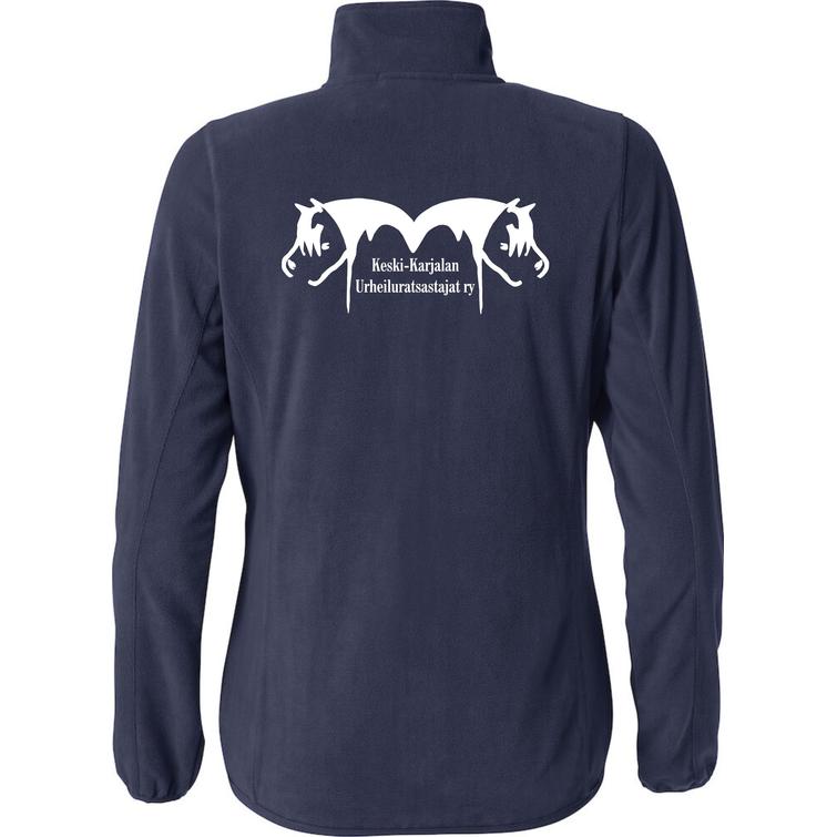Naisten fleecetakki KeKU logolla