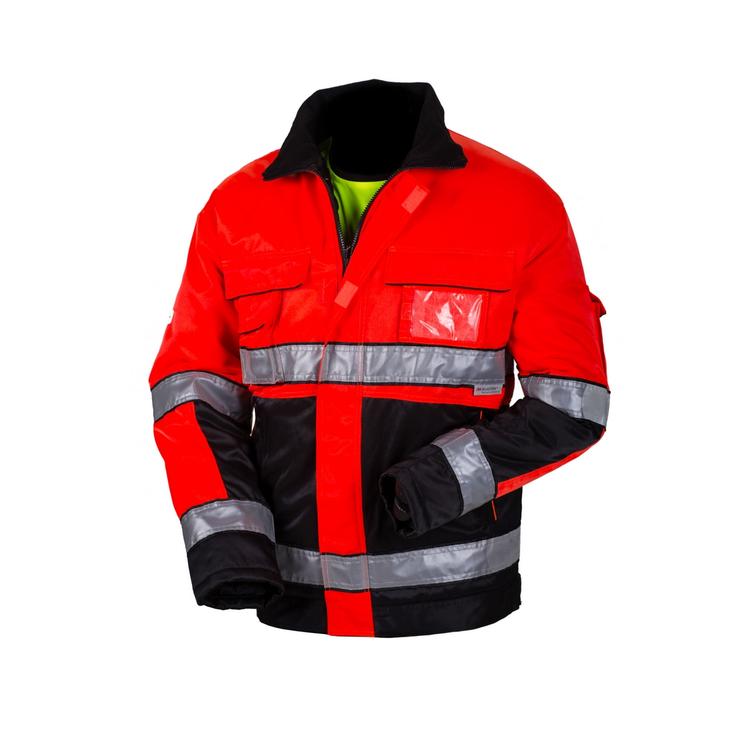 Huomiv&auml;rinen talvitakki puna/musta