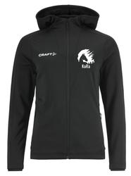 Naisten tekninen brushed vk huppari KoRa logolla