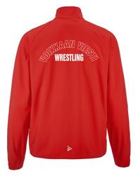 Miesten treenitakki Voikkaan Viesti logolla