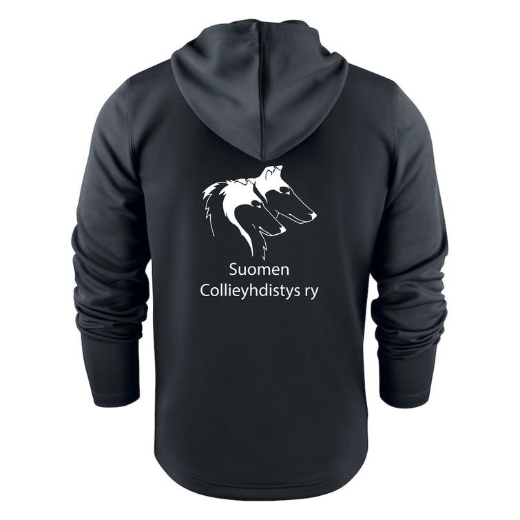 Miesten tekninen vetoketjuhuppari SCY logolla