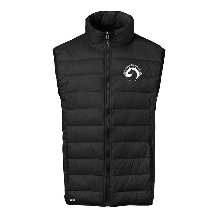 Miesten kevyt toppaliivi Lapinlahden ratsastusseura logolla