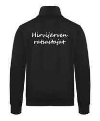 Collegetakki Hirvij&auml;rven ratsastajat logolla