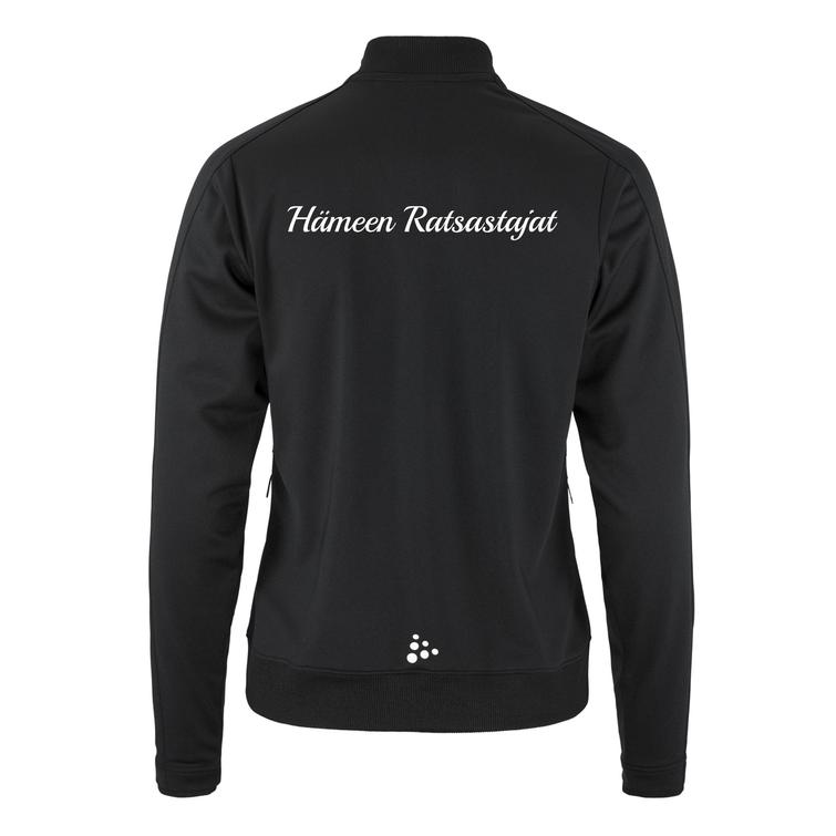 Naisten verryttelytakki Hämeen Ratsastajat logolla