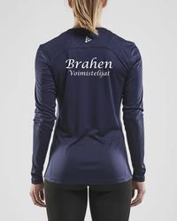 Naisten rush pitkähihainen paita BraVo logolla