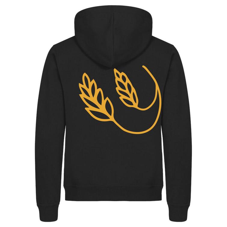 Vetoketjullinen huppari Liperi 150 logolla