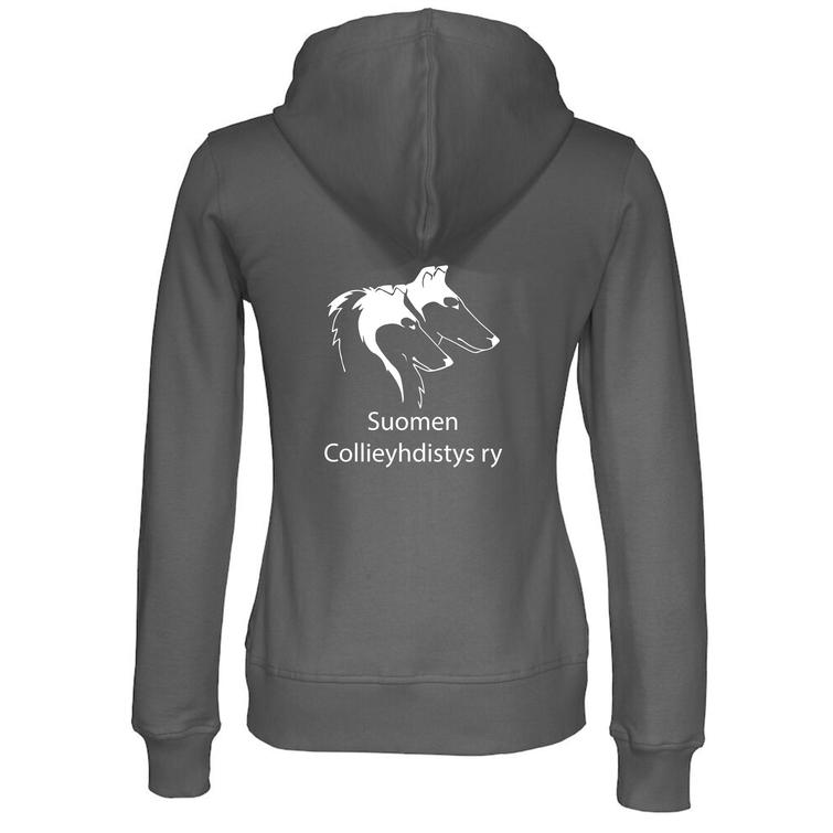 Naisten vetoketjuhuppari SCY logolla