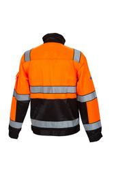 Huomiov&auml;rinen takki oranssi/musta