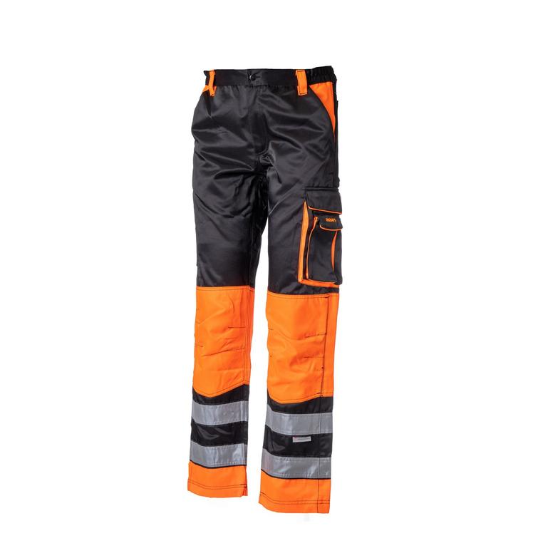 Huomiov&auml;riset vy&ouml;t&auml;r&ouml;housut oranssi/musta