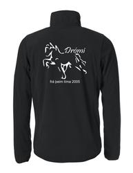 Miesten microfleece Drómi logolla