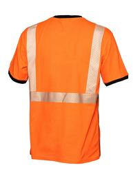 Hi-Vis puuvillainen katkoprintti huomiopaita