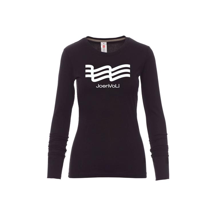 Naisten pitk&auml;hihainen paita JoenVoLi logolla