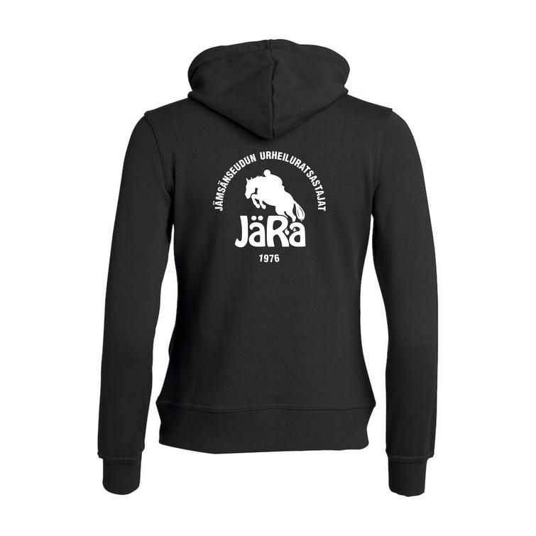 Naisten vetoketjuhuppari JäRa logolla
