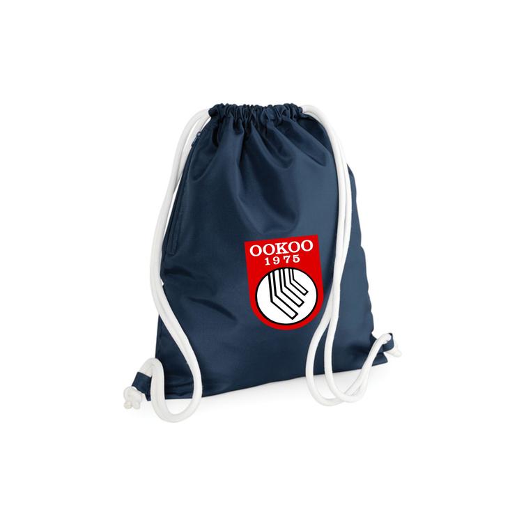 Jumppapussi ookoo logolla