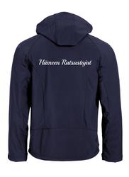 Miesten softshell takki Hämeen Ratsastajat logolla