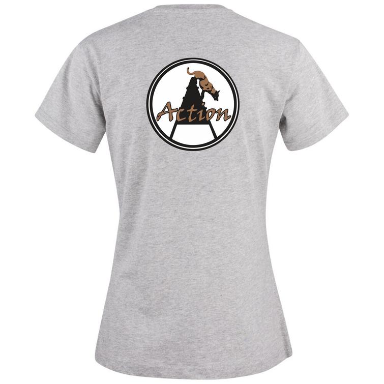 Naisten t-paita Action logolla