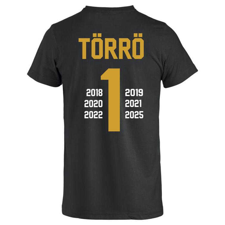 T-paita 6x Suomen vahvin EL TORO logolla