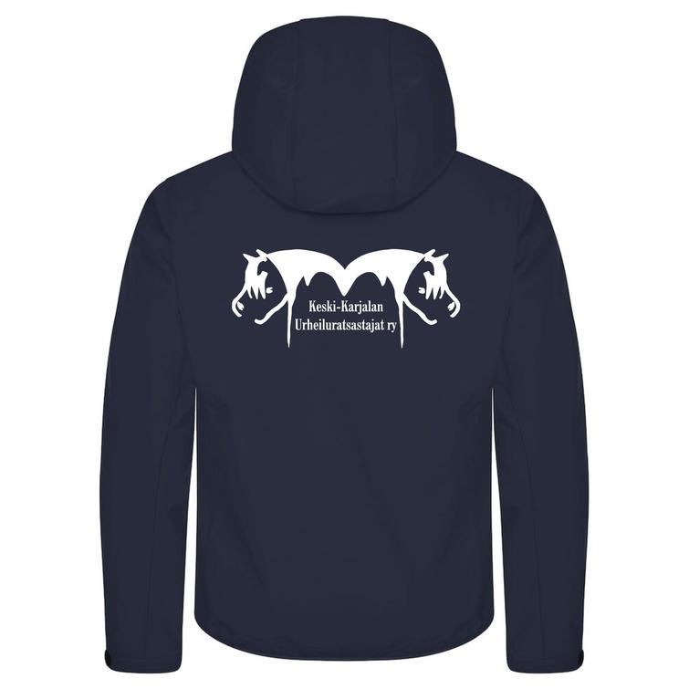 Miesten softshell takki KeKU logolla