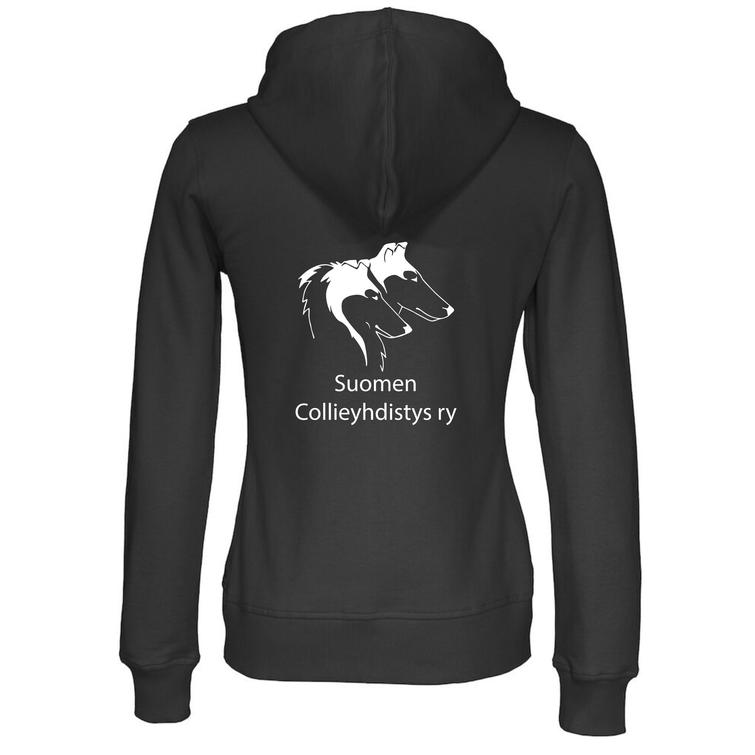 Naisten vetoketjuhuppari SCY logolla