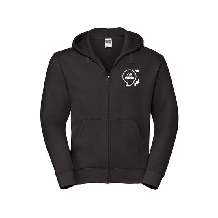 Miesten vetoketjuhuppari 4H Ysit t&ouml;ihin logolla