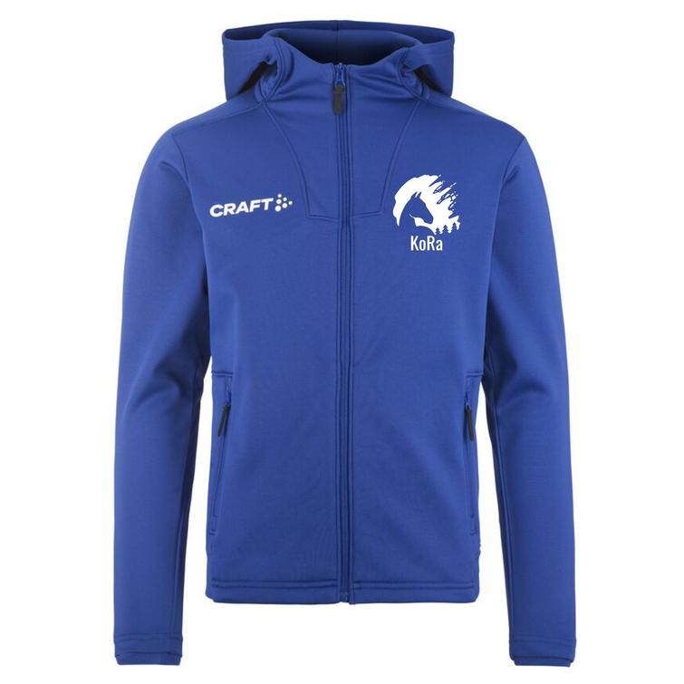 Lasten tekninen brushed vk huppari KoRa logolla