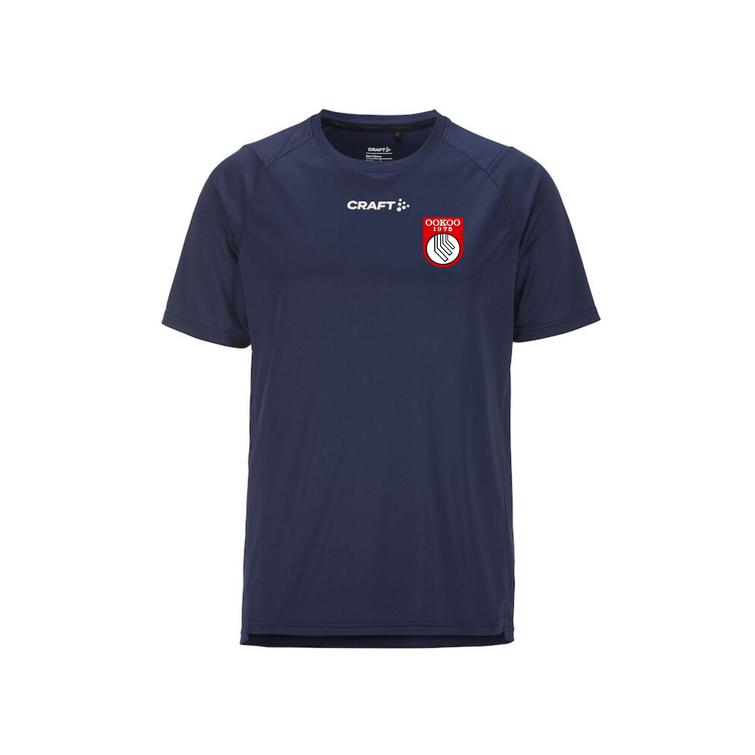 Miesten tekninen t-paita ookoo logolla