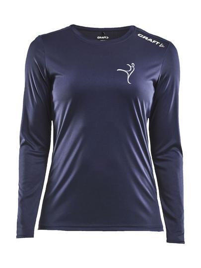 Naisten rush pitkähihainen paita Kataja voimistelu logolla