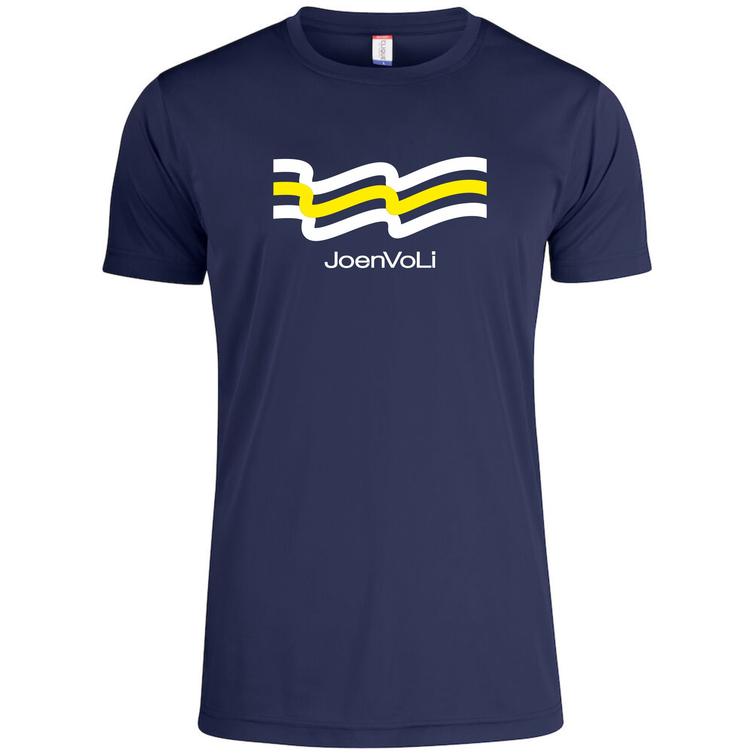 Miesten tekninen t-paita JoenVoLi logolla