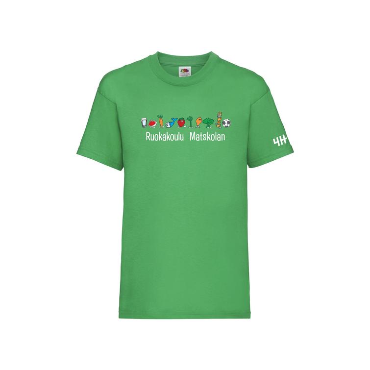 Lasten t-paita 4H Ruokakoulu logolla