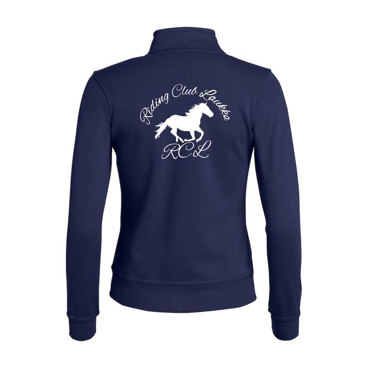 Naisten collegetakki Team Laukka logolla