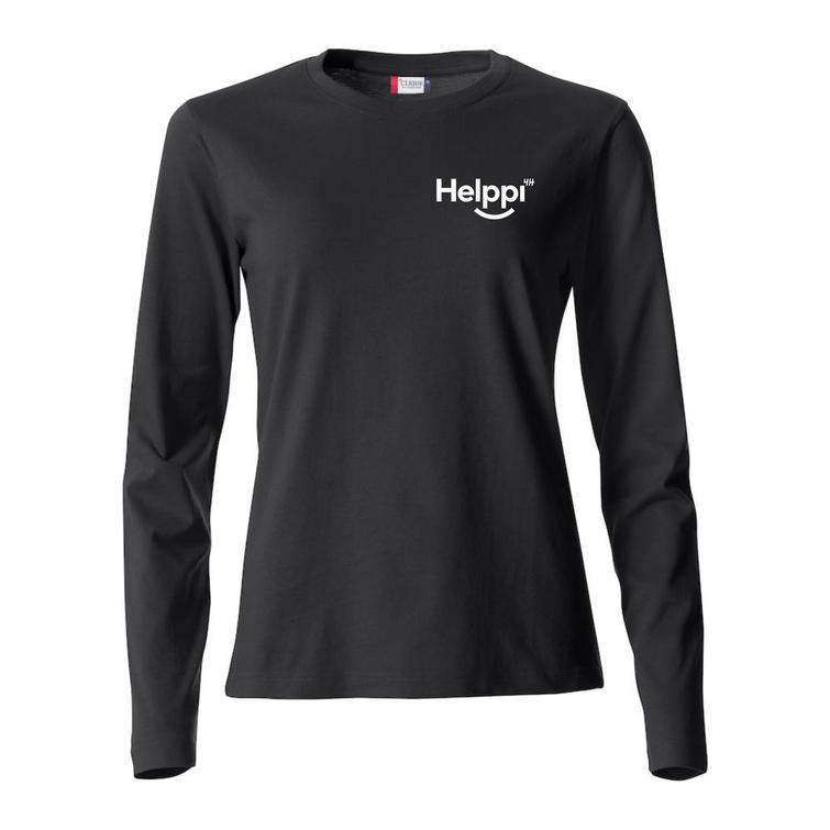 Naisten pitk&auml;hihainen paita 4H Helppi logolla