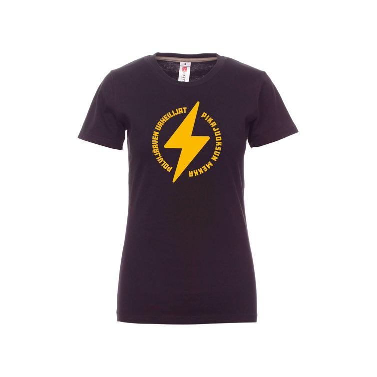 Naisten t-paita PoU salama logolla