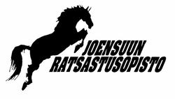 Selk&auml; painatus Joensuun ratsastusopisto logolla