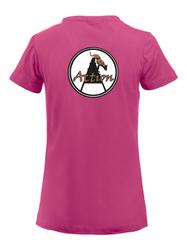 Naisten strech t-paita Action logolla