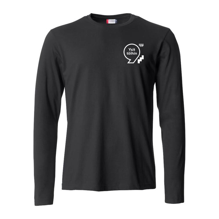 Miesten pitk&auml;hihainen paita 4H Ysit t&ouml;ihin logolla