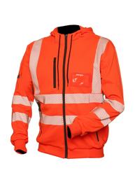 Huomiov&auml;rinen college hupparitakki oranssi/musta