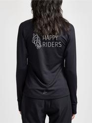 Naisten ohut välikerrostakki Happy riders logolla