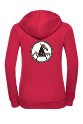 Naisten vetoketjuhuppari Action logolla